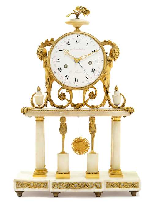 PORTICO CLOCK WITH DATE