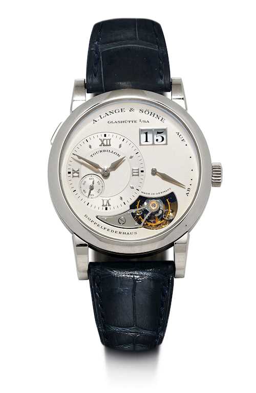 A. Lange &amp; S&#246;hne, limited edition, very attractive Lange 1 Tourbillon, 2000.