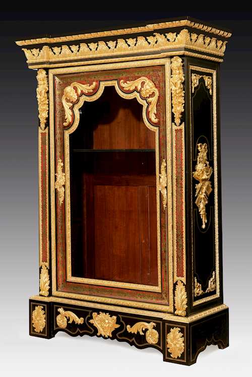 IMPORTANT BOULLE VITRINE CABINET