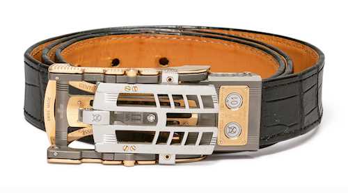 Roland Iten, limited-edition belt with handcrafted buckle “Padua”, ca. 2014.