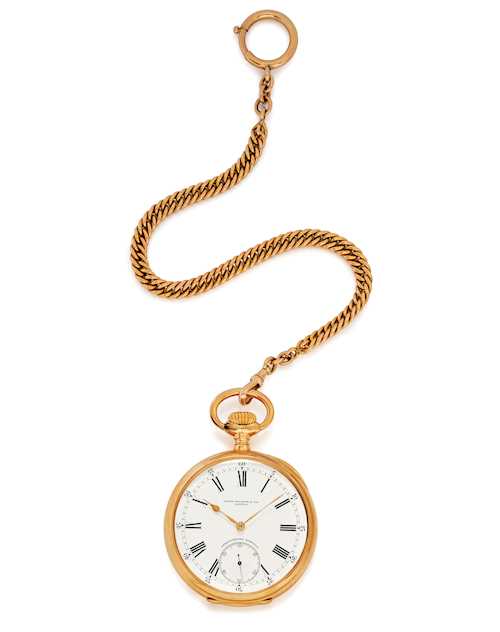 Patek Philippe, grosse Chronometro Gondolo Taschenuhr,  ca. 1910.