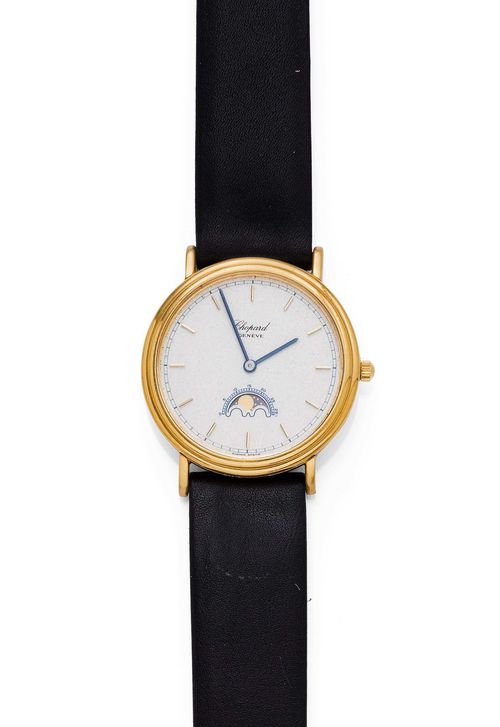 WRISTWATCH CHOPARD LUNA D ORO 1980s. Yellow gold 750. Ref. 1086