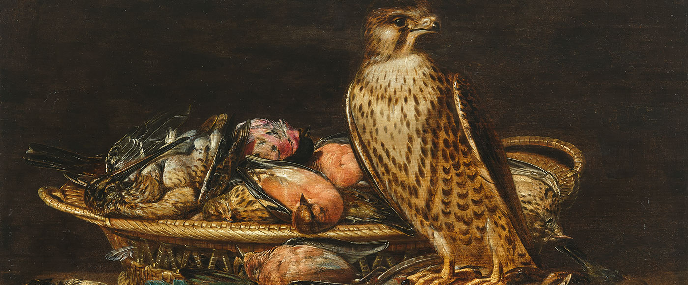 Clara Peeters, Still life with falcon